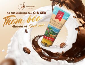 Kết hợp cà phê muối hòa tan với sữa 